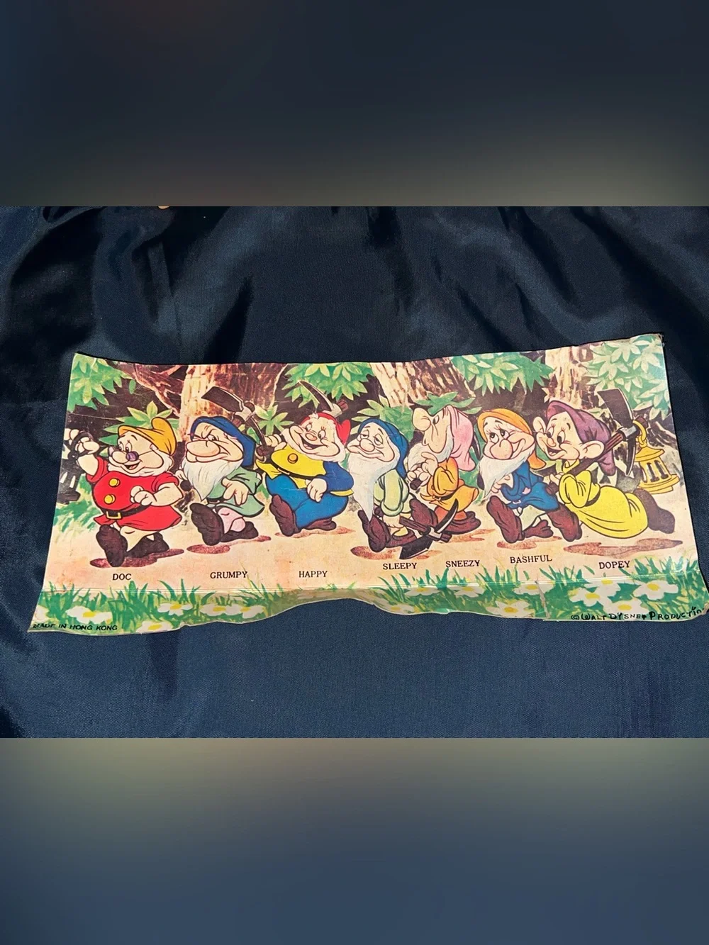 1970s 80s 7 Dwarfs Set 5” Vinyl Squeaky Figures Snow White Vintage Walt Disney